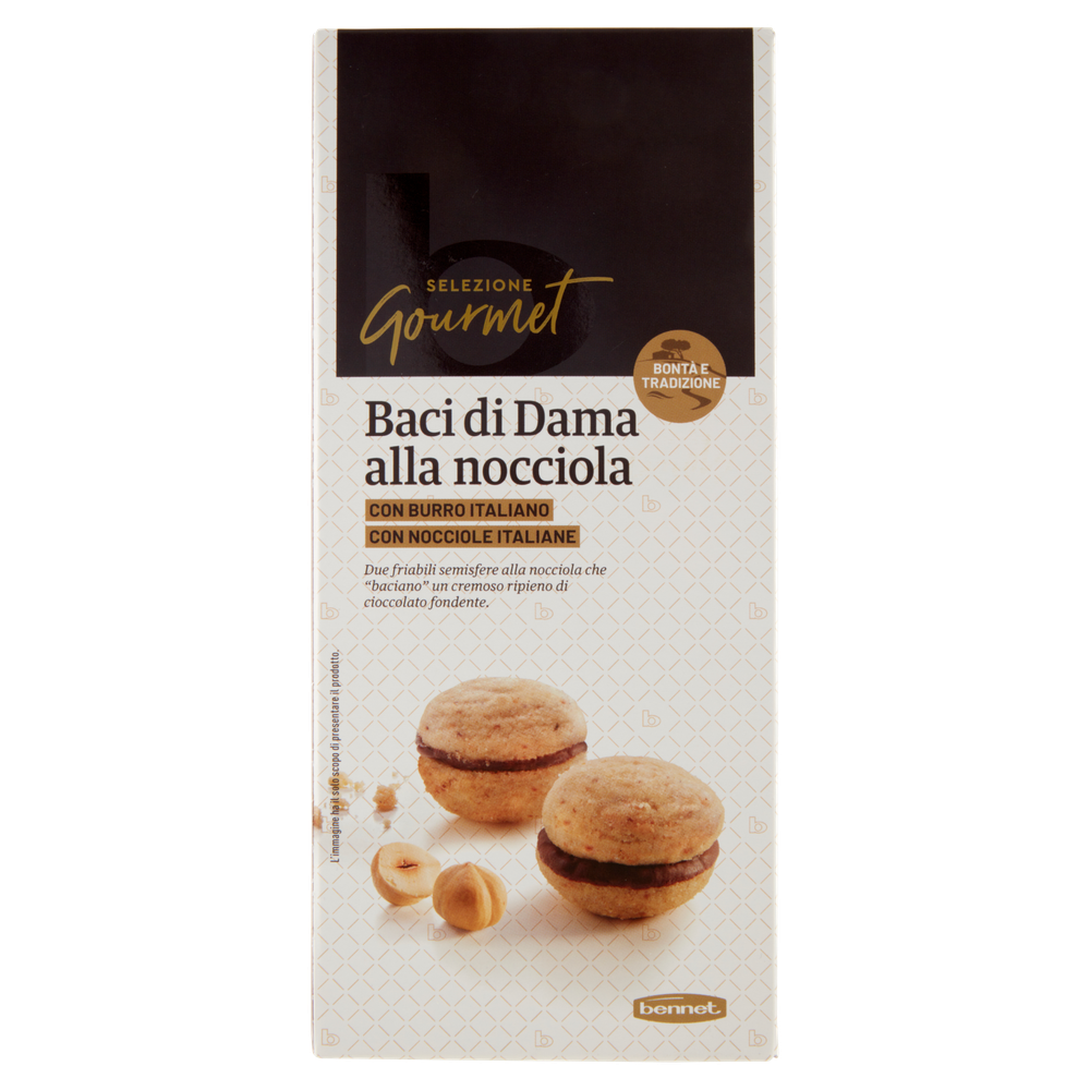 Biscotti Baci Di Dama Nocciola Selezione Gourmet Bennet - Foto 3