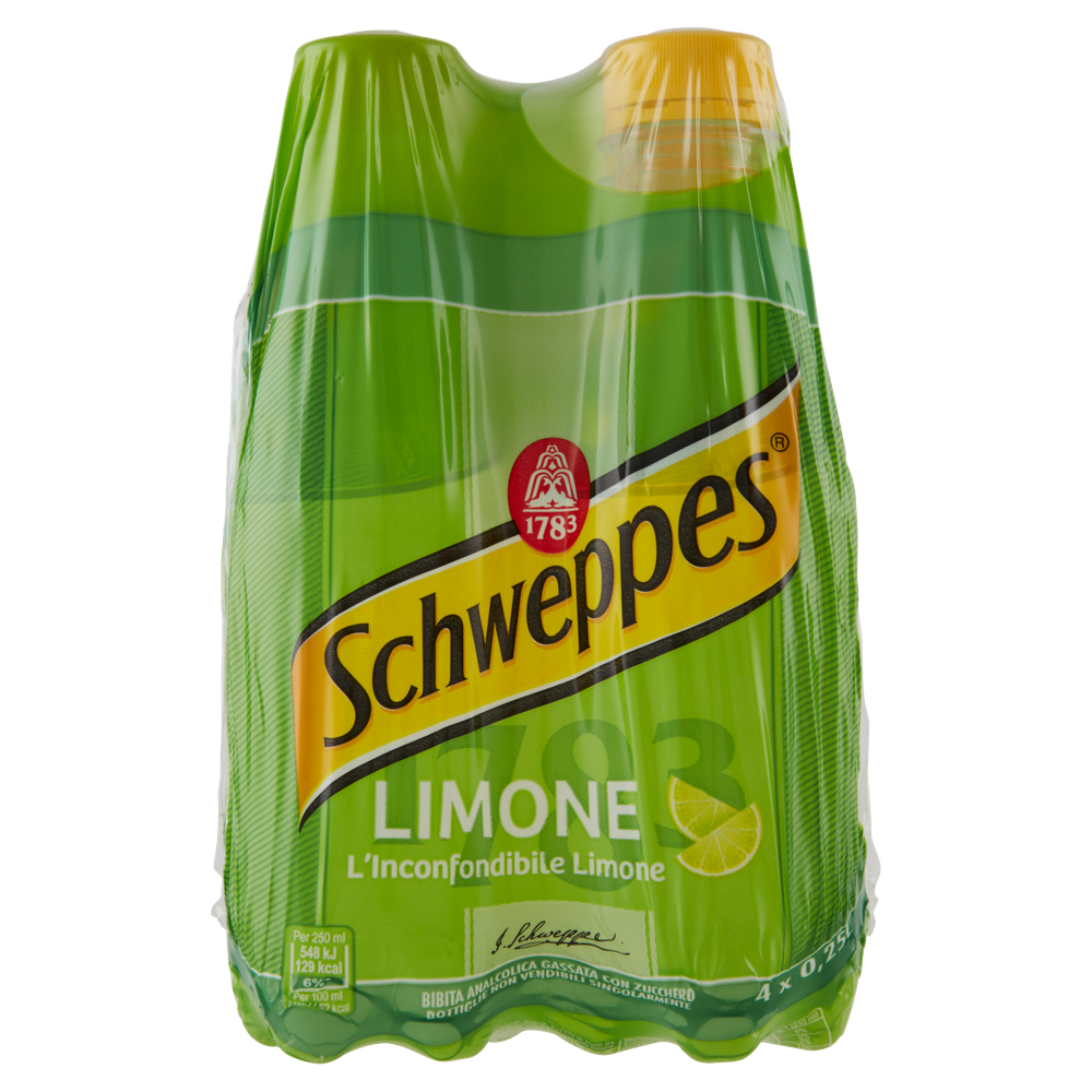 Schweppes Al Limone 4 Da Ml.250