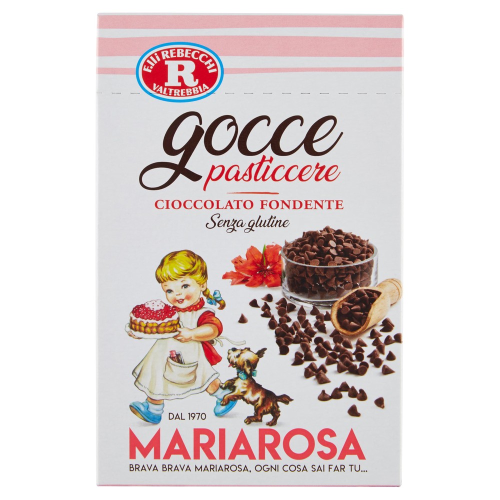 Gocce Di Cioccolato Fondente Per Decorazione Torte Mariarosa - Foto 1
