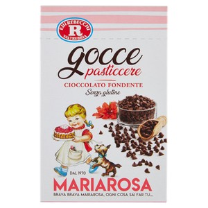 Gocce Pasticcere Cioccolato Fondente Mariarosa Rebecchi