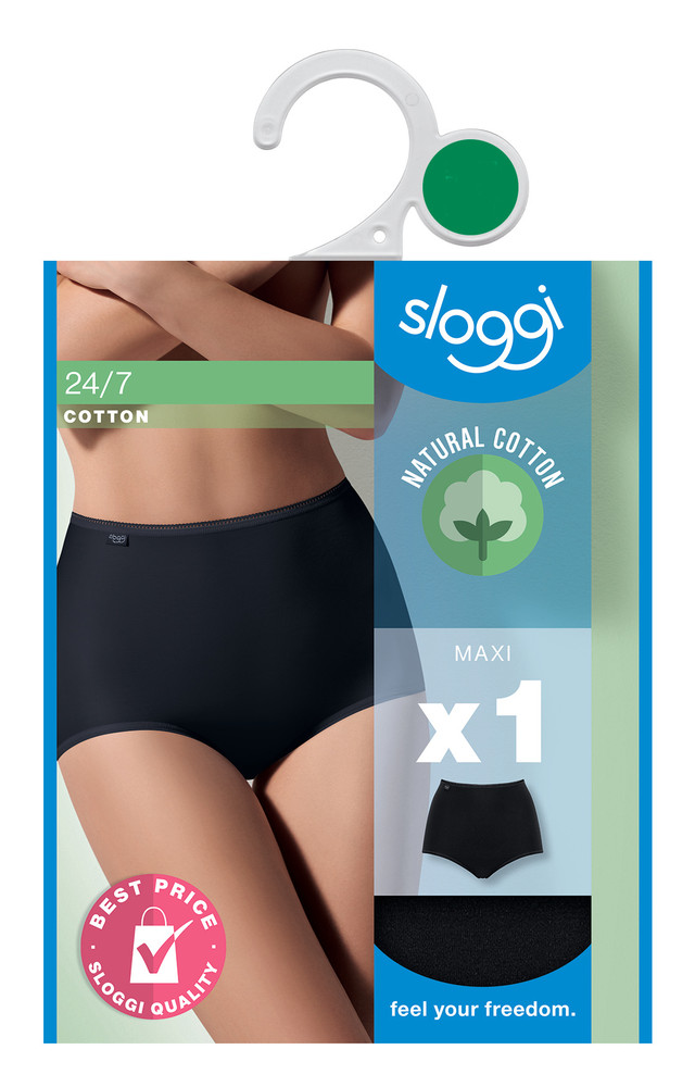 Slip Donna Maxi 48 Nero Sloggi - Foto 2