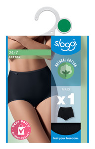 Slip Donna Maxi 48 Nero Sloggi - Foto 2