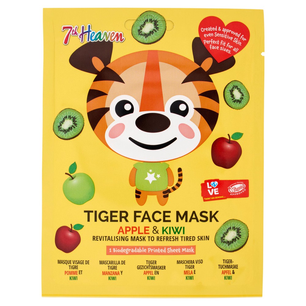 Maschera Viso Tigre Fragola E Mela Face Food - Foto 1