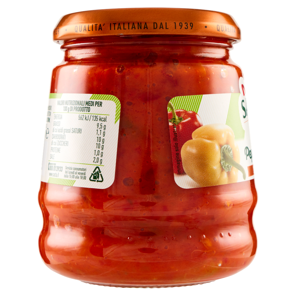 Peperonata In Salsa Di Pomodoro Con Cipolla Specialita' Sacla' - Foto 2