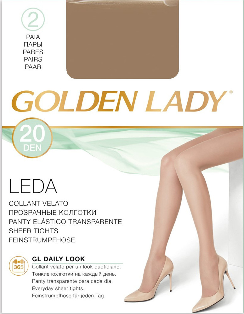 Collant Leda Tg 4 Daino 20 Denari Conf 2 Golden Lady - Foto 1