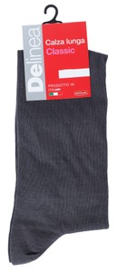 Calze Lunghe Uomo 39/41 Grigio Maglia Liscia Delinea - Foto 1