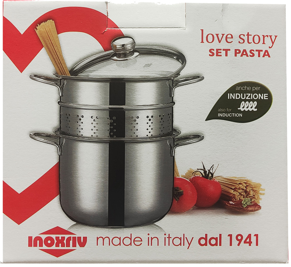 Pentola Pasta Love Story Inox Riv