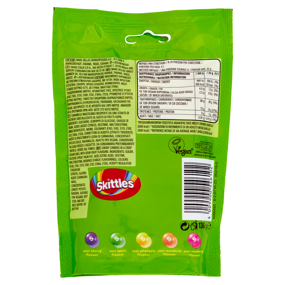 Caramelle Sour Skittles - Foto 3