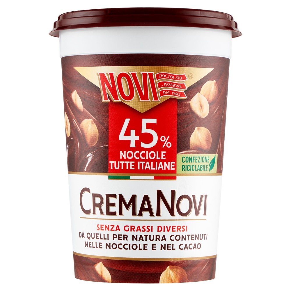 Crema Spalmabile Cremanovi A Base Di Nocciole E Cacao Novi - Foto 1