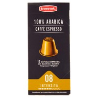 product.preview.arialabel 10 Capsule Caffè 100% Arabica Bennet Compatibili Nespresso