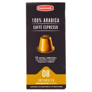 Bennet Caffè 100% Arabica Capsule Compatibili Nespresso, Conf.10