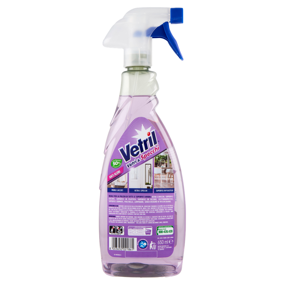 Detergente Vetri E Specchi Spray Vetril - Foto 3