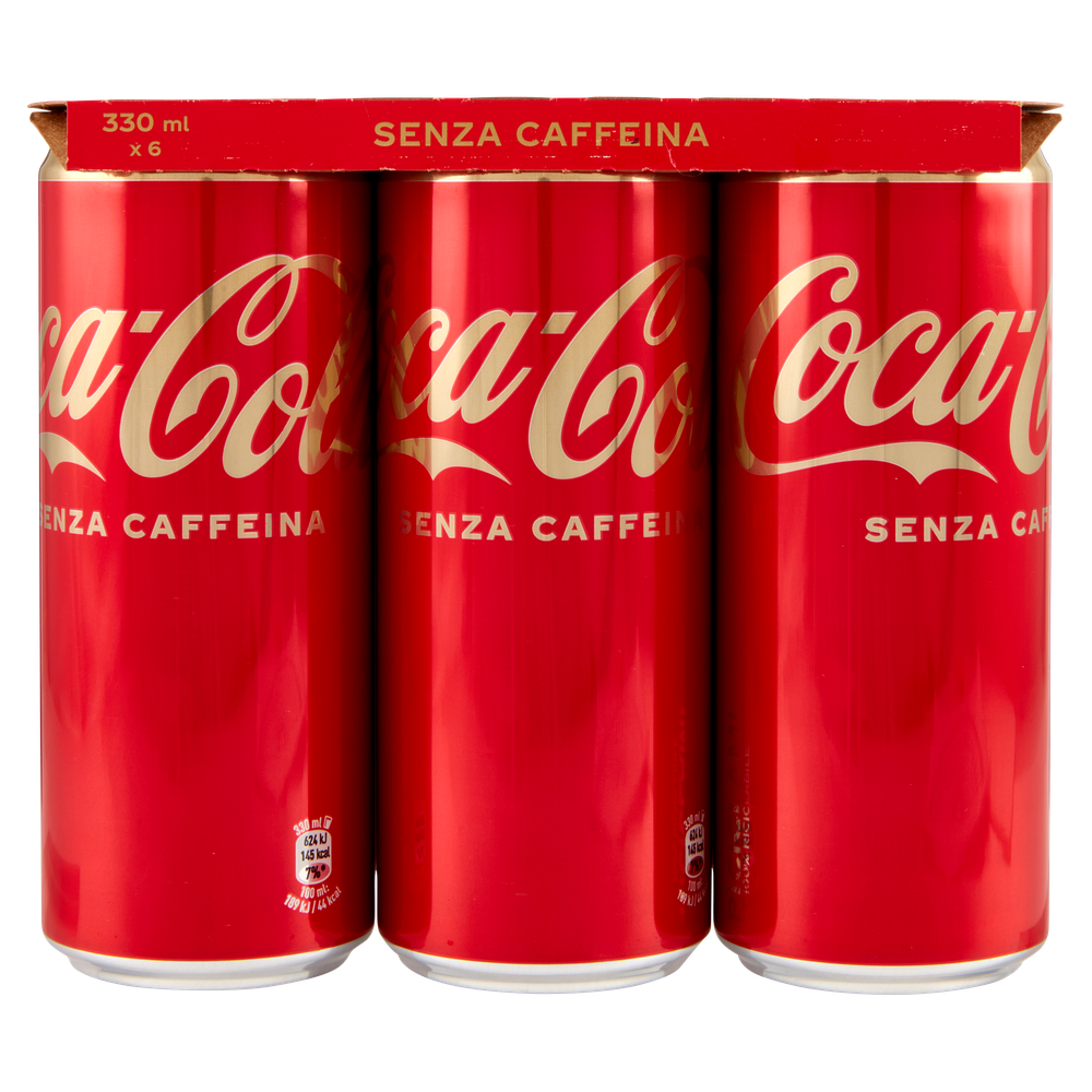 6 Lattine Coca Cola Senza Caffeina - Foto 3