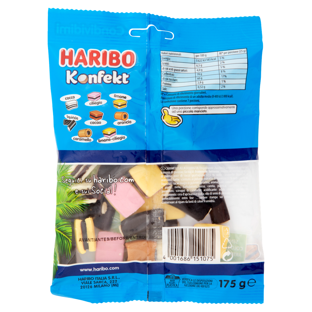 Caramelle Gommose Konfect Con Liquirizia Mix Di Gusti Haribo - Foto 3