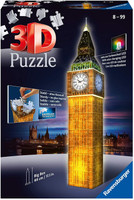 Puzzle 3 d Big Ben Ravensburger Si Illumina Al Buio + 10 Puzzle 3 d Big Ben Ravensburger Si Illumina Al Buio + 10