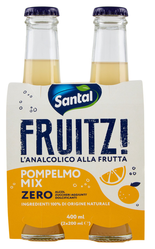 Analcolico Alla Frutta Santal Fruitz! Gusto Pompelmo Mix - Foto 1