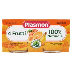 Omogeneizzato 4 Frutti Plasmon, Conf. Da 2 - Foto 1