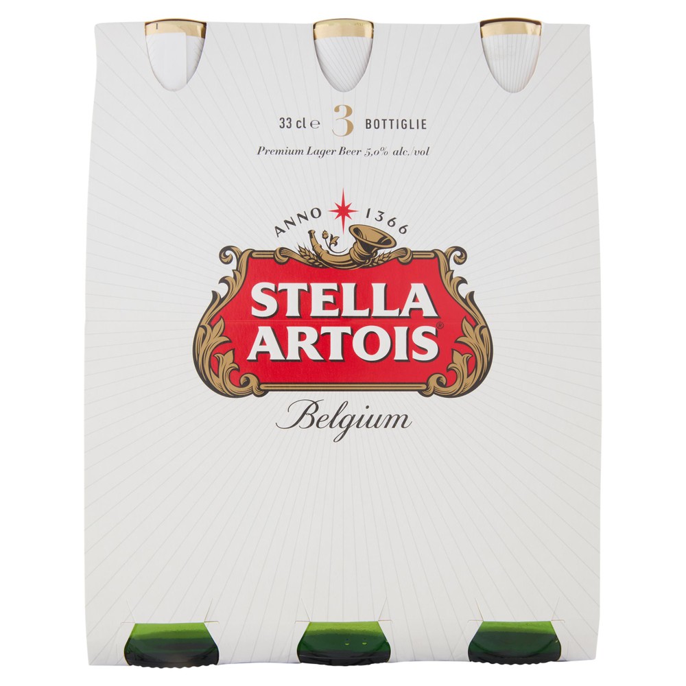 Birra Stella Artois 3 Bottiglie Da Cl.33 - Foto 1