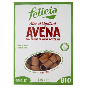 Mezzi Rigatoni Avena Felicia Bio