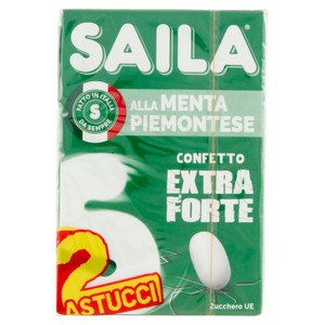 Caramelle Alla Menta Confetti Senza Zucchero Doppio Astuccio Saila - Foto 1