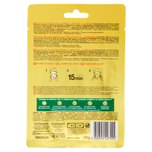 Maschera Tissue Vitamin C Garnier - Foto 3
