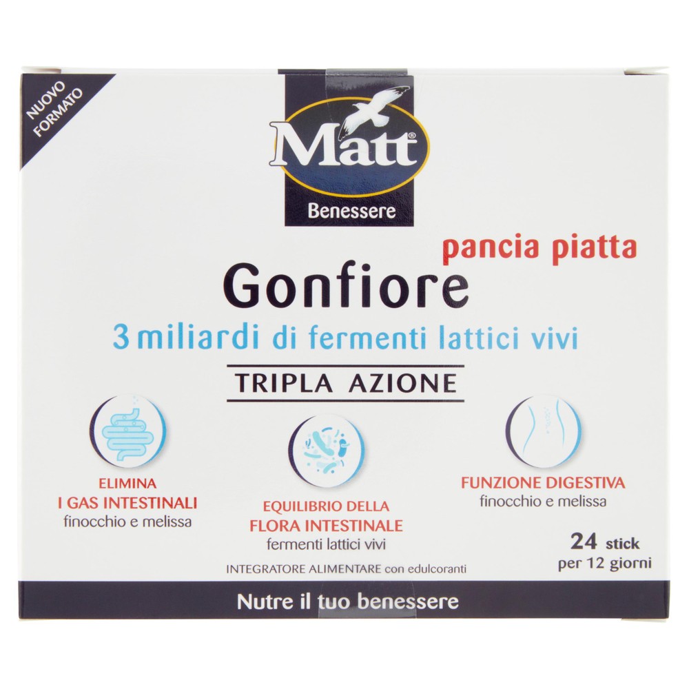 Pancia Piatta Plus Matt, 12 Bustine - Foto 1