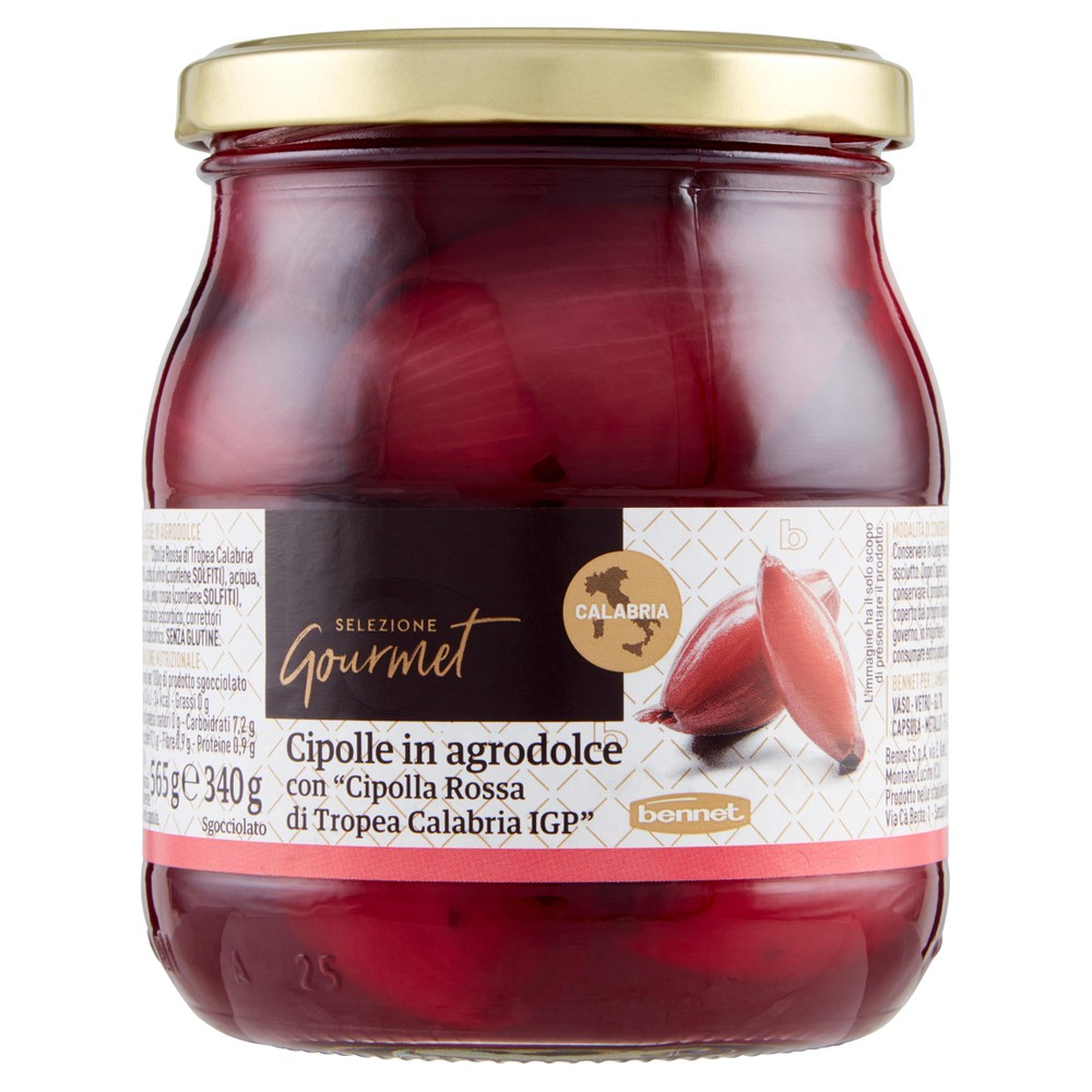 Cipolle Di Tropea Igp In Agrodolce Selezione Gourmet Bennet - Foto 1