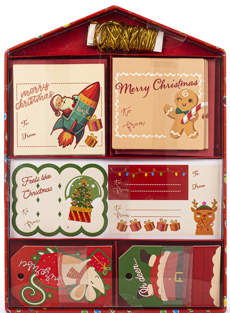 Casetta Rossa Tag Natalizi - Foto 1