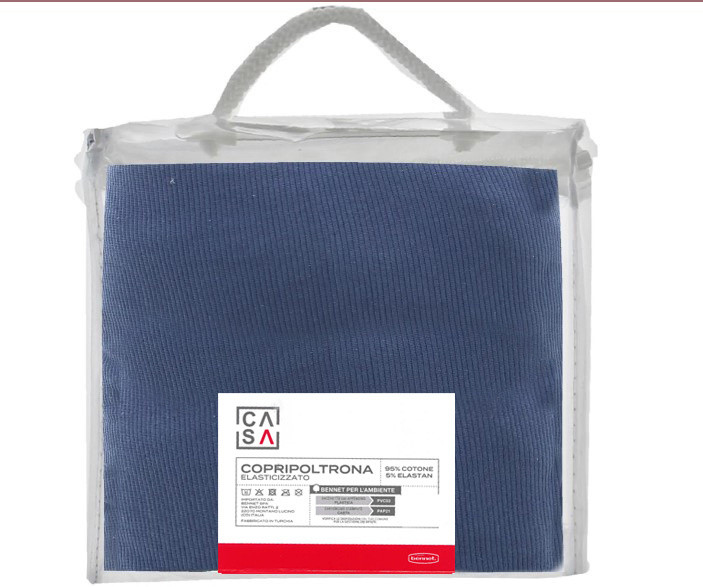 Copripoltrona Tinta Unita Azzurro Casa - Foto 2