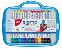 Valigetta Da 24 Tubetti Di Tempera (22 X 12ml + 2 X 21ml Bianco E Valigetta Da 24 Tubetti Di Tempera (22 X 12ml + 2 X 21ml Bianco E