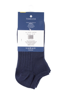 Minicalze Donna 36/38 Blu Notte Conf Da 3 Timeless - Foto 2