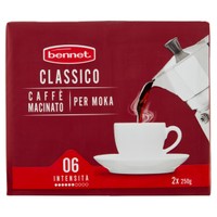 Caffè Macinato Moka Classico Bennet, Conf. 2 Da 250 Gr