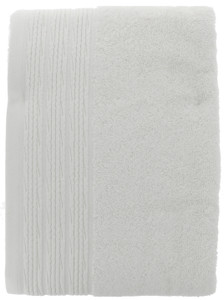 Telo Spugna Cm100x150 Bordo A Rilievo Bianco Casa Premium - Foto 2