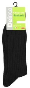 Calze Corte Uomo Sanitarie 42/44 Nero A Coste Delinea - Foto 1