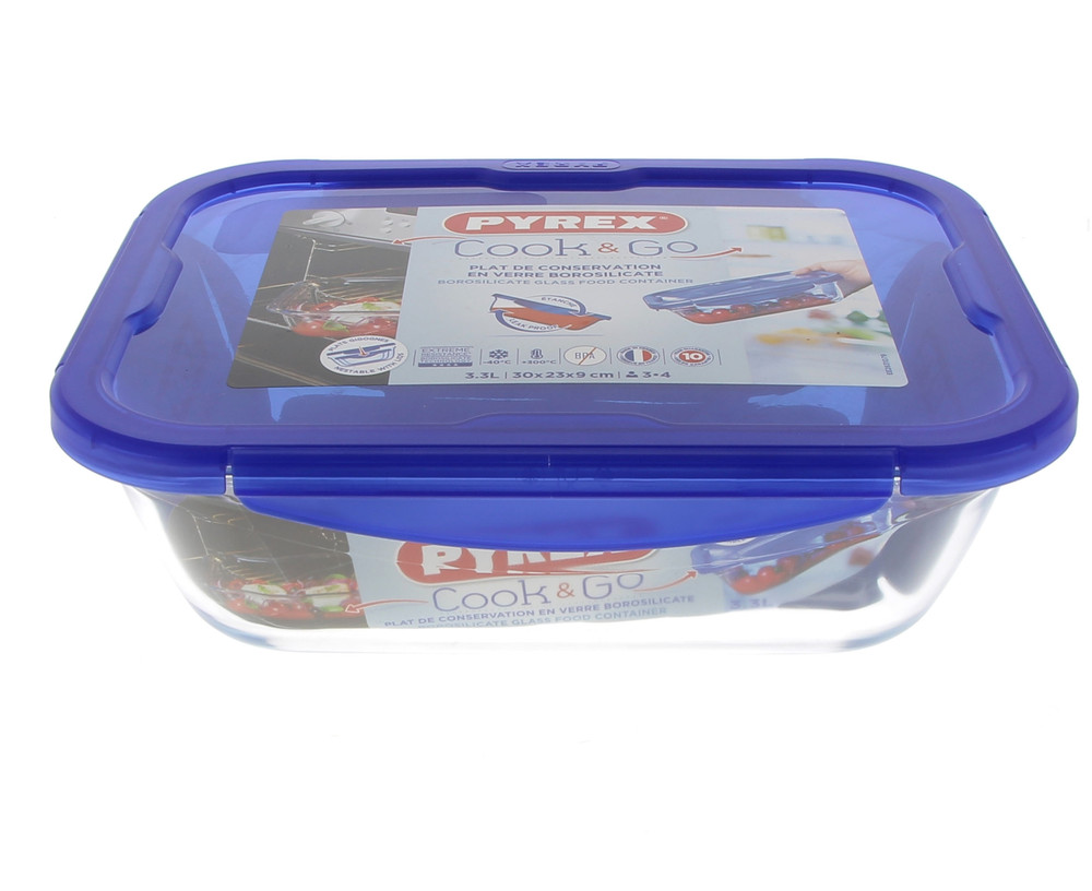 Contenitore Vetro Pyrex Cook&Go Cm.31x23 L.3,4 - Foto 1