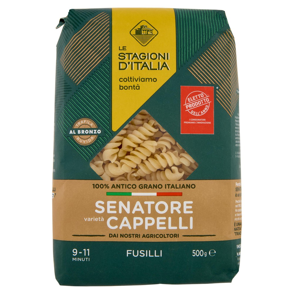 Pasta Fusilli N.50 Senatore Cappelli Le Stagioni D'italia - Foto 1