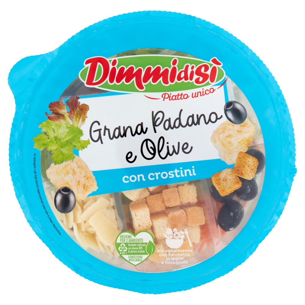 Piatto Unico Olive Nere Scaglie Di Grana E Crostini - Foto 1