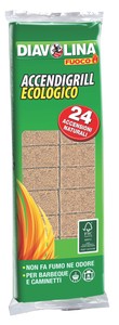 Accendigrill Ecologico 24 Cubetti Diavolina - Foto 1