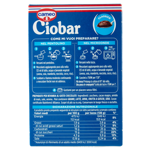 Preparato Ciobar Per Cioccolata In Tazza Classico 7x25g Cameo - Foto 3