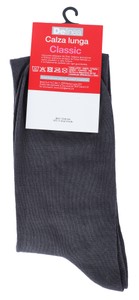 Calze Lunghe Uomo 39/41 Grigio Maglia Liscia Delinea - Foto 2