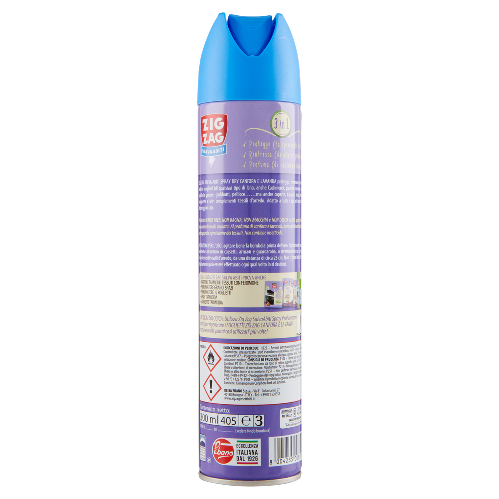 Antitarme Spray Profumato Alla Lavanda Zigzag Salva-Abiti - Foto 3