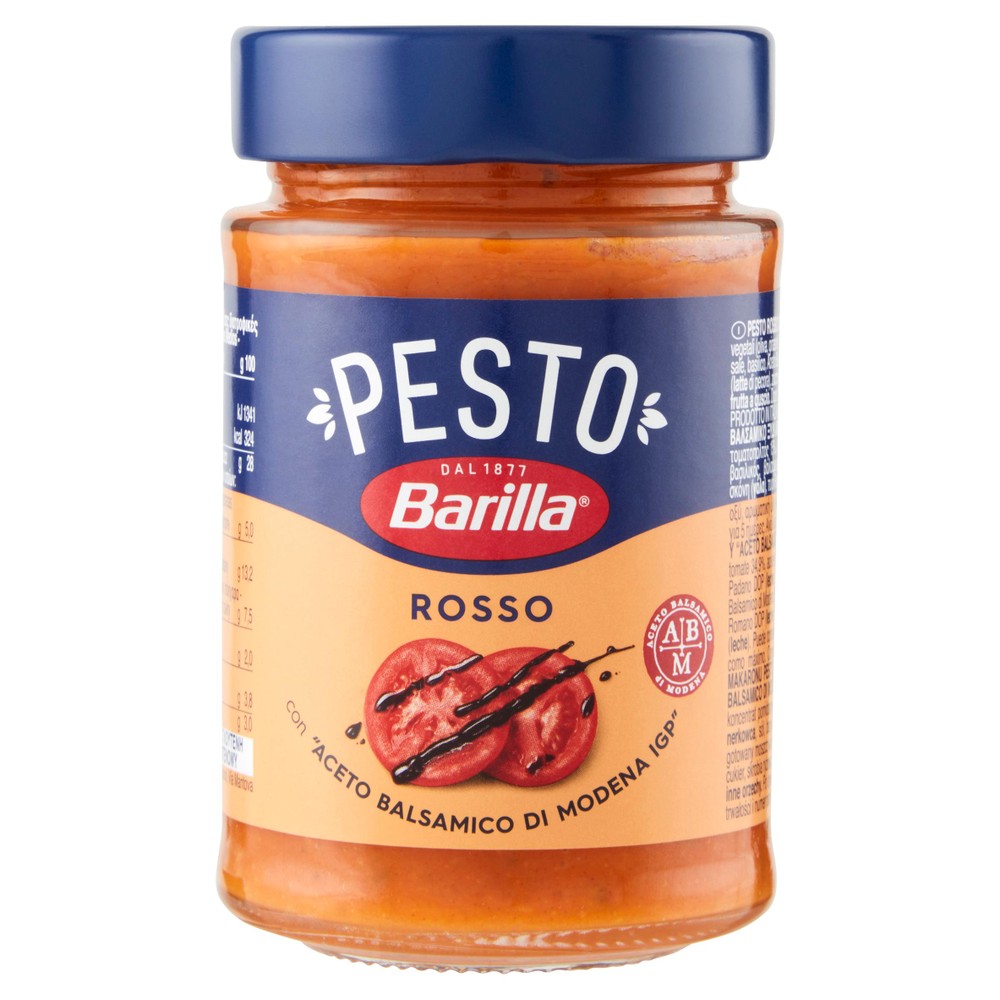 Pesto Rosso Con Aceto Balsamico Di Modena 200g Senza Glutine Barilla - Foto 1
