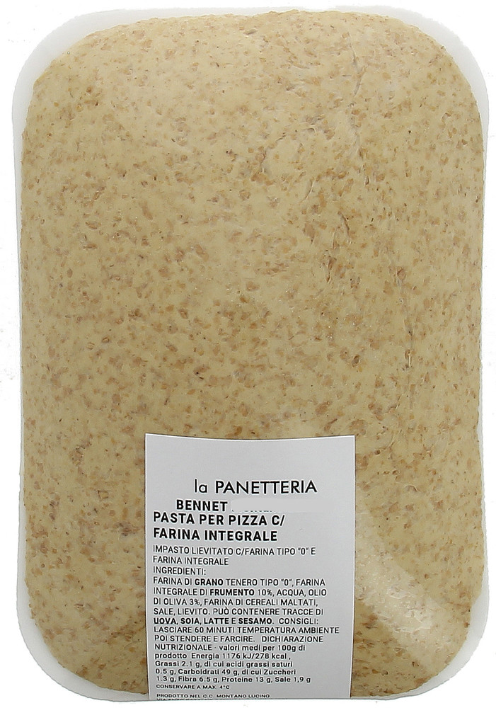 Pasta Pizza Integrale Impasto Lievitato Con Farina Tipo  0  E Farina - Foto 1