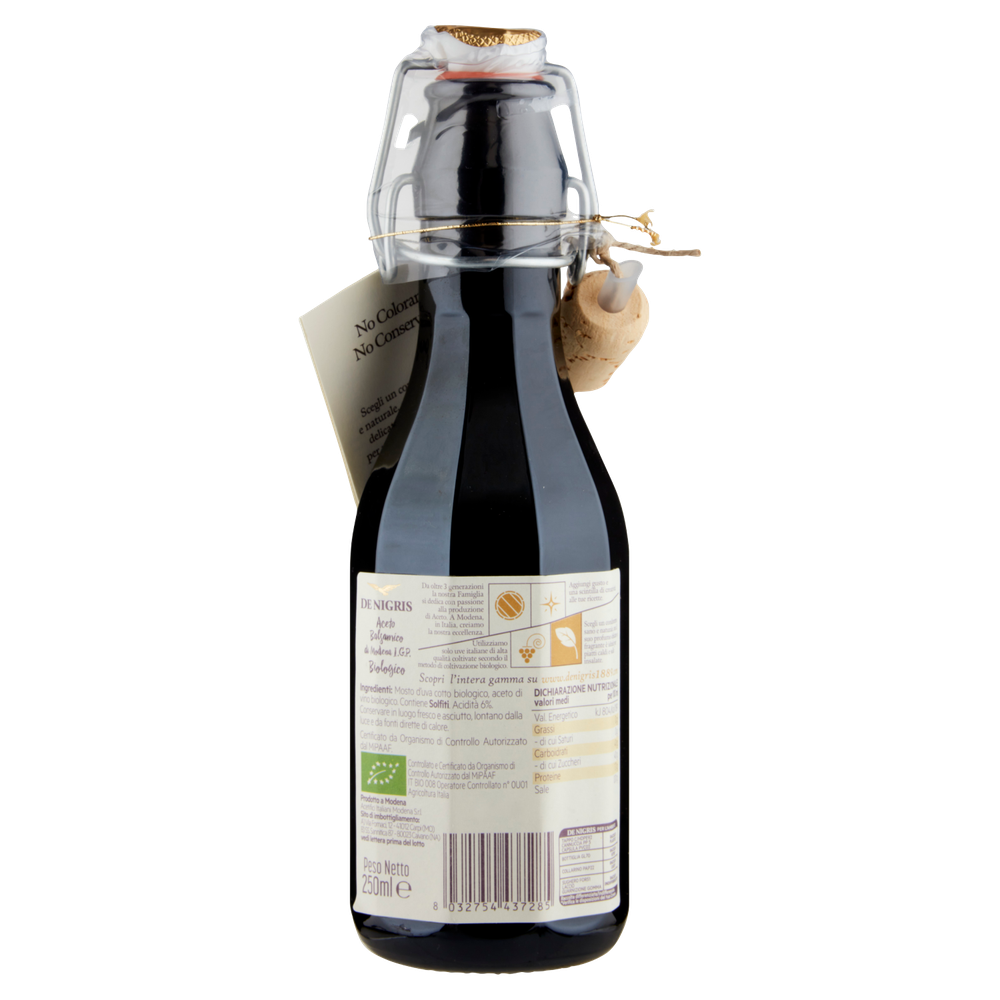 Aceto Balsamico Di Modena Igp Bio De Nigris - Foto 3