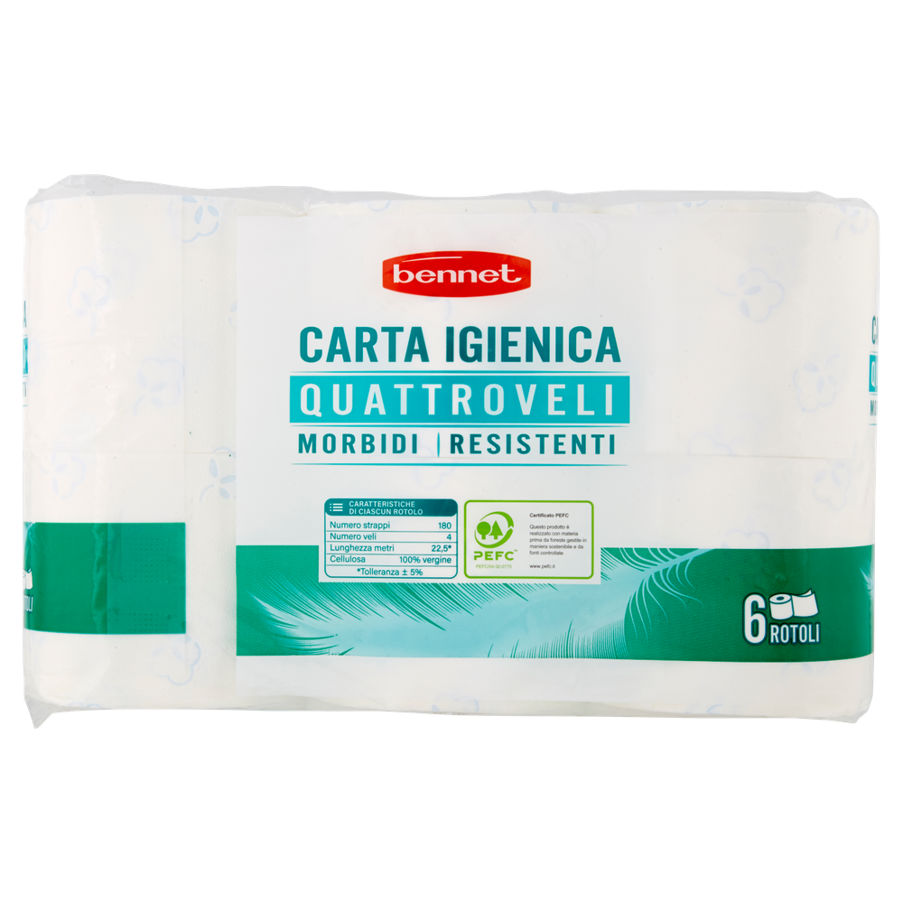 Carta Igienica 4 Veli Bennet - Foto 3