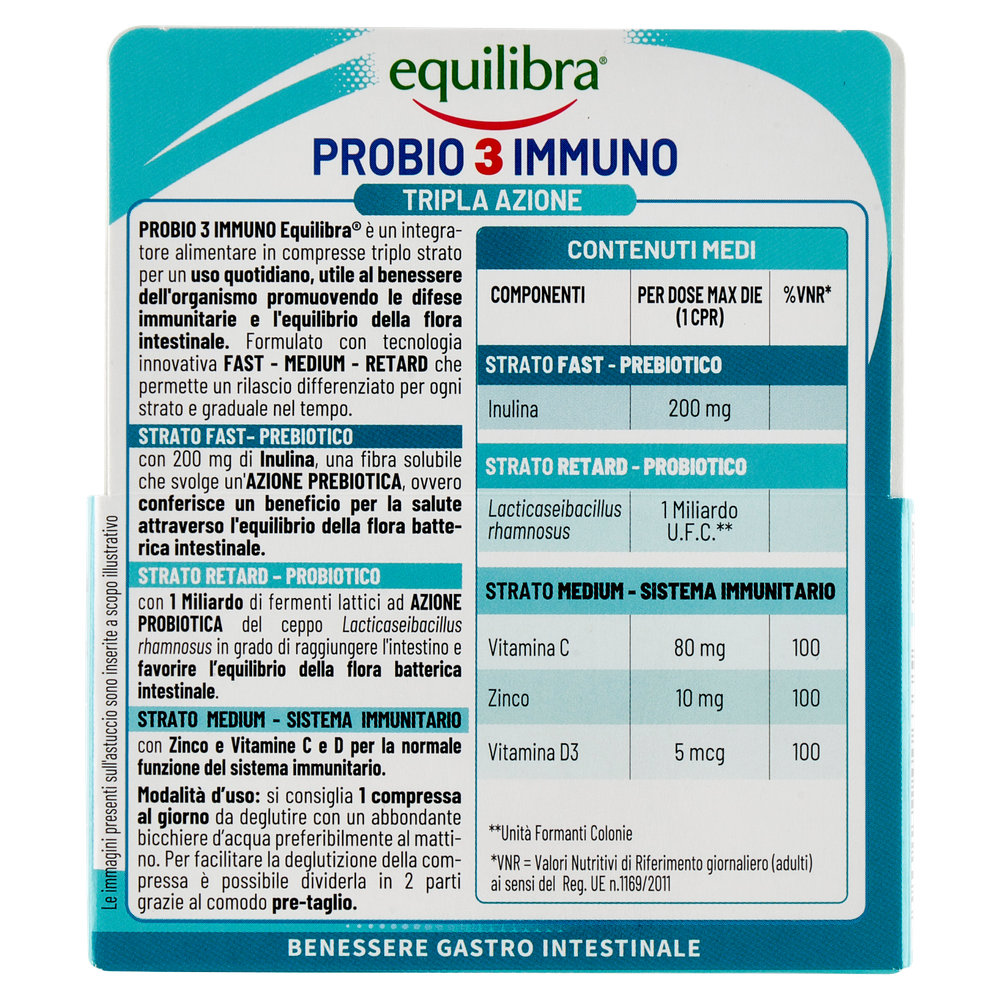 Probio-3 Immuno Compresse Equilibra - Foto 3