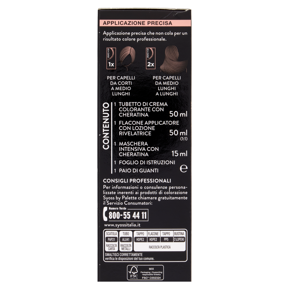 Colorazione Capelli 4.1 Castano Syoss By Palette - Foto 2