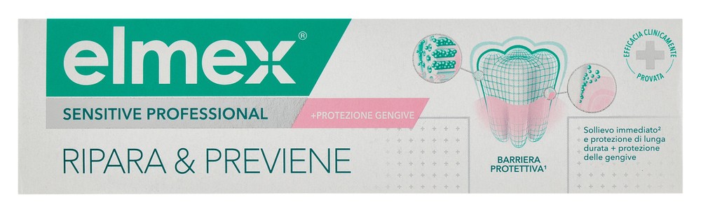 Dentifricio Sensitive Ripara E Previene Elmex - Foto 1