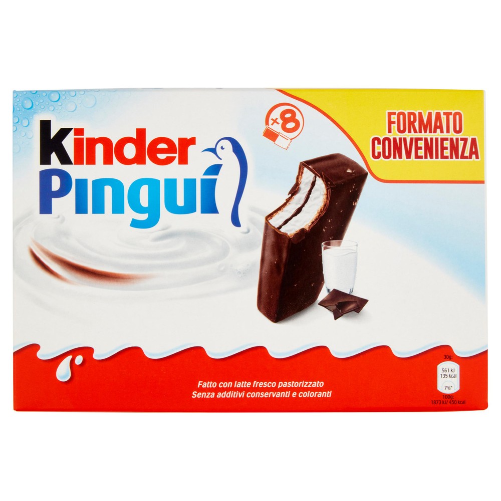 Kinder Pingui' Cioccolato 8 Da Gr.30 - Foto 1