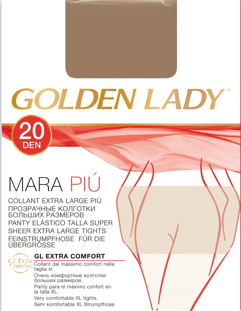 Collant Mara Piu' Tg XXL Daino 20 Denari Golden Lady